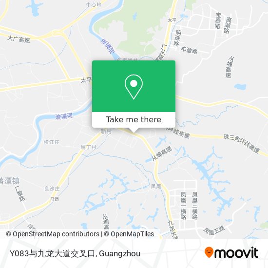 Y083与九龙大道交叉口 map