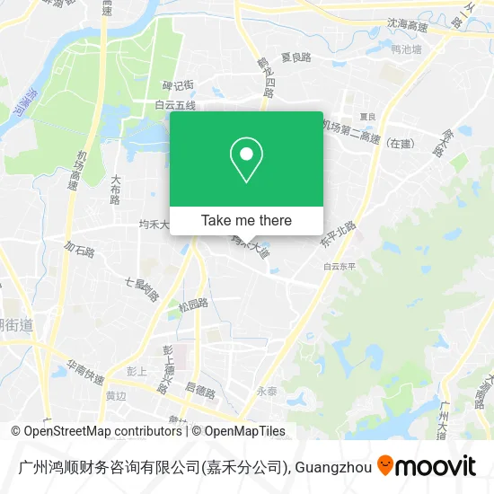 广州鸿顺财务咨询有限公司(嘉禾分公司) map