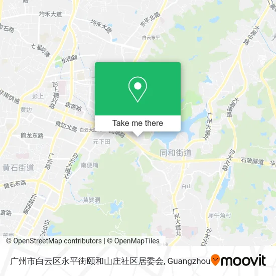 广州市白云区永平街颐和山庄社区居委会 map