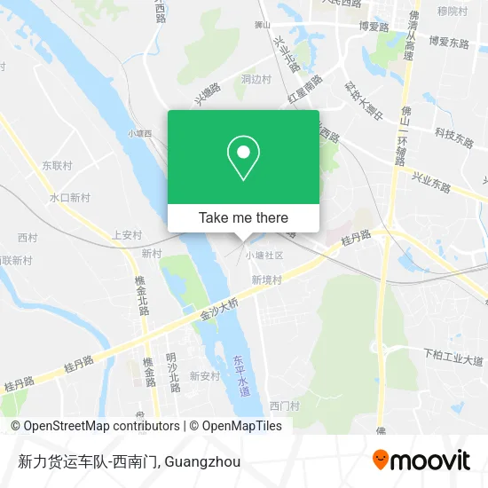 新力货运车队-西南门 map