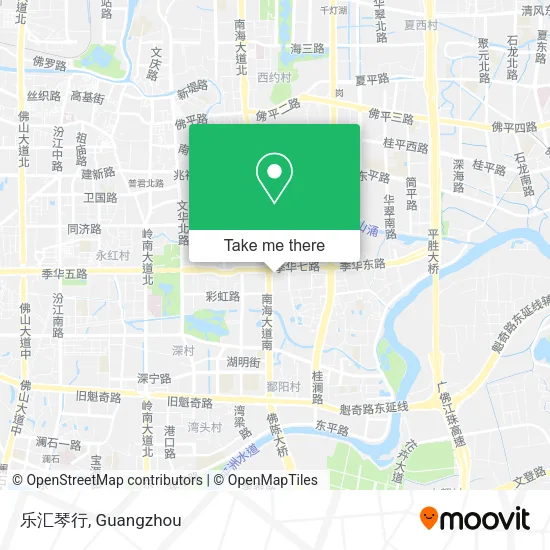 乐汇琴行 map