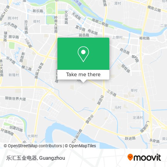 乐汇五金电器 map