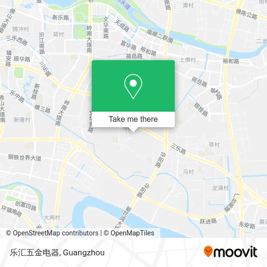 乐汇五金电器 map