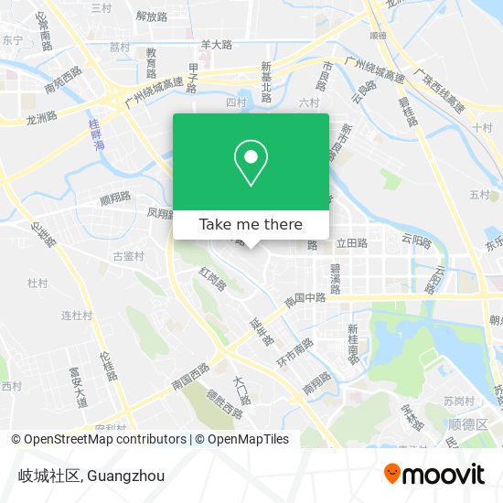 岐城社区 map