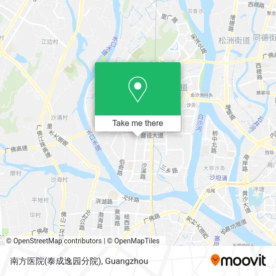 南方医院(泰成逸园分院) map