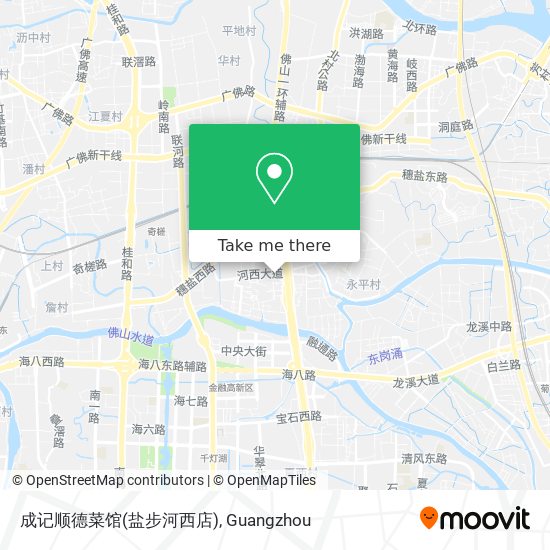 成记顺德菜馆(盐步河西店) map