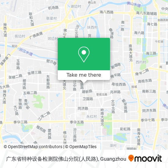 广东省特种设备检测院佛山分院(人民路) map