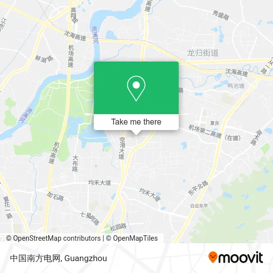 中国南方电网 map