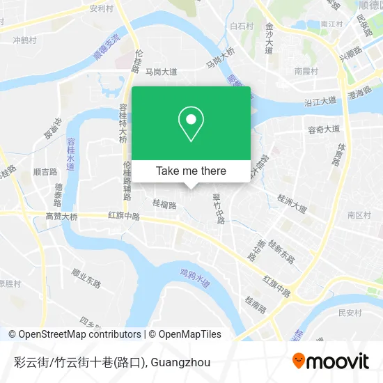 彩云街/竹云街十巷(路口) map