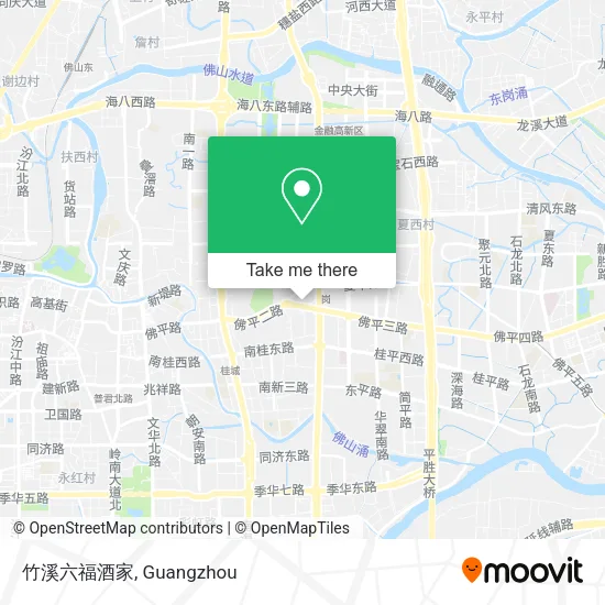 竹溪六福酒家 map