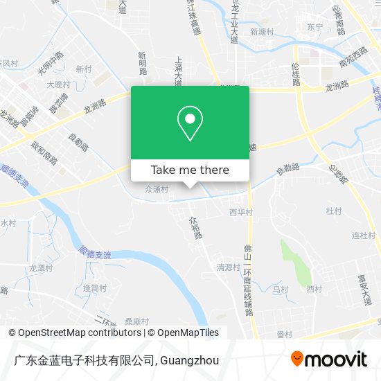 广东金蓝电子科技有限公司 map