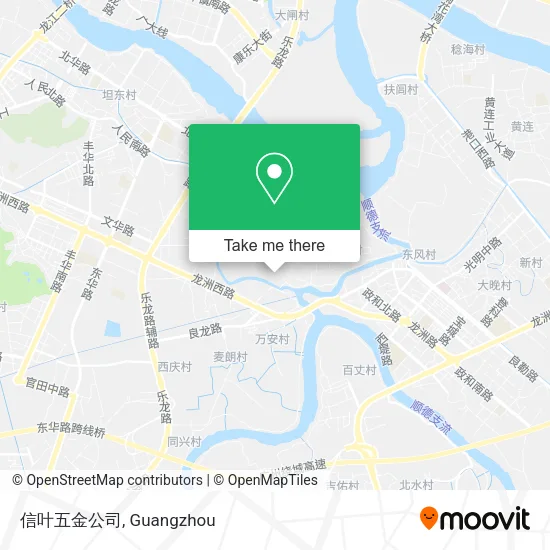 信叶五金公司 map