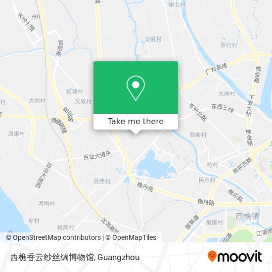 西樵香云纱丝绸博物馆 map