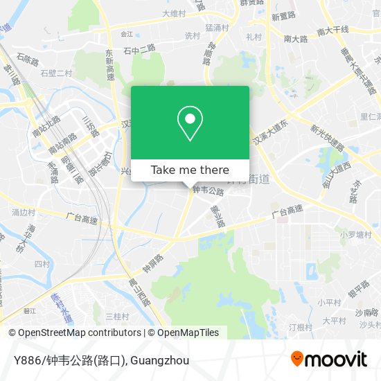 Y886/钟韦公路(路口) map