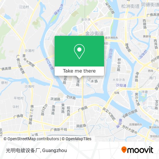 光明电镀设备厂 map