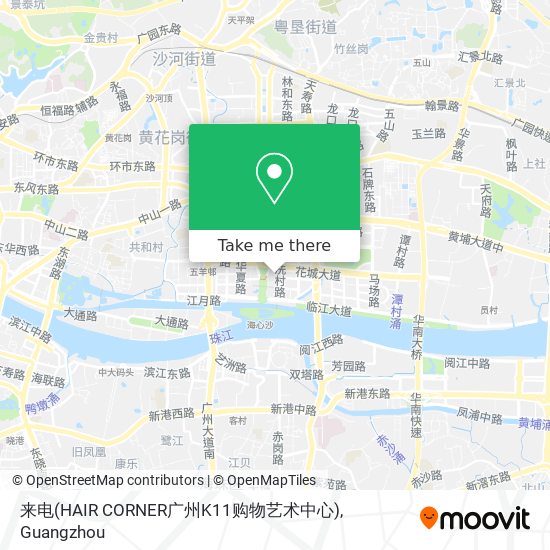 来电(HAIR CORNER广州K11购物艺术中心) map