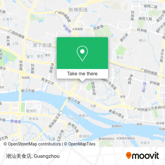潮汕美食店 map