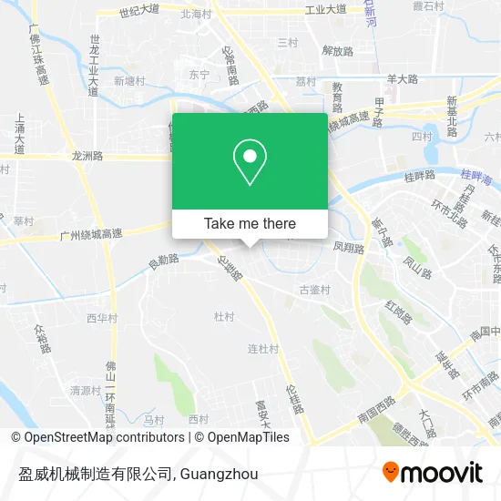盈威机械制造有限公司 map
