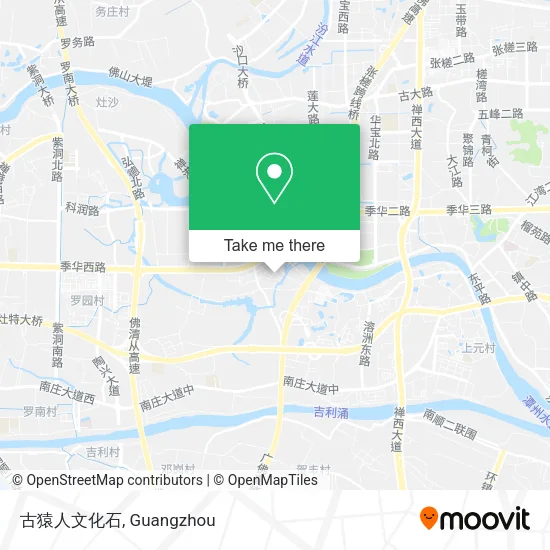 古猿人文化石 map