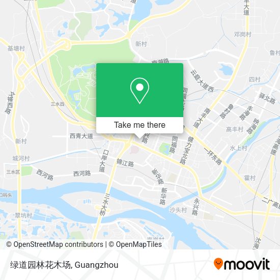 绿道园林花木场 map