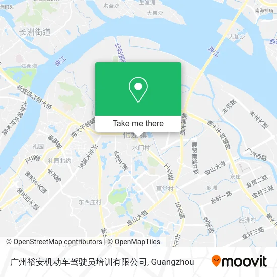 广州裕安机动车驾驶员培训有限公司 map