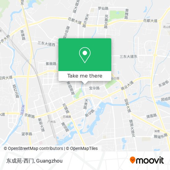 东成苑-西门 map