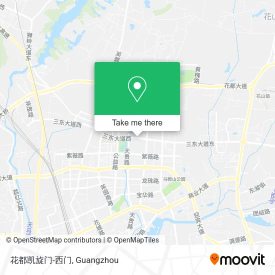 花都凯旋门-西门 map
