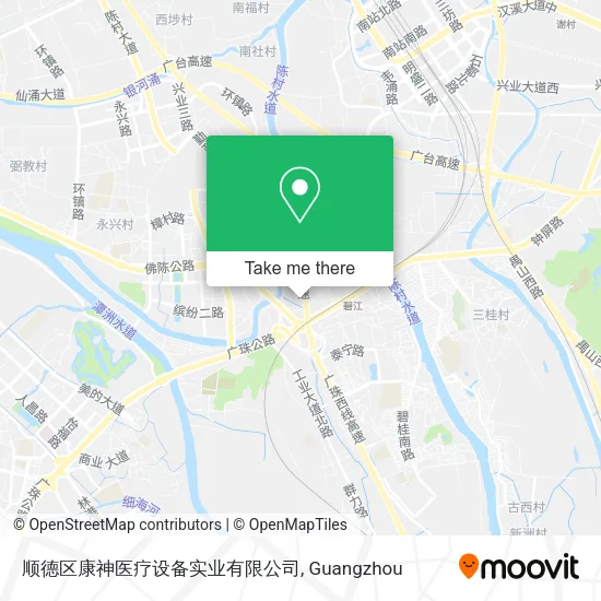 顺德区康神医疗设备实业有限公司 map