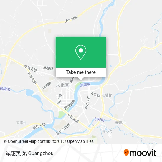 诚惠美食 map