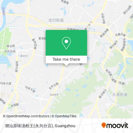潮汕原味汤粉王(永兴分店) map