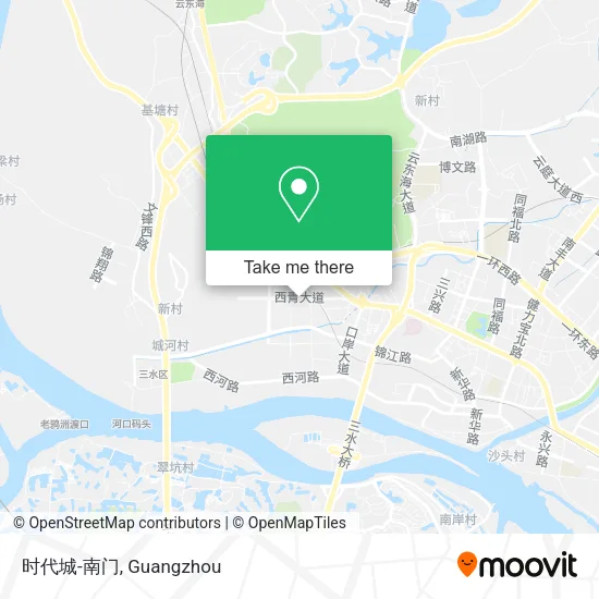 时代城-南门 map