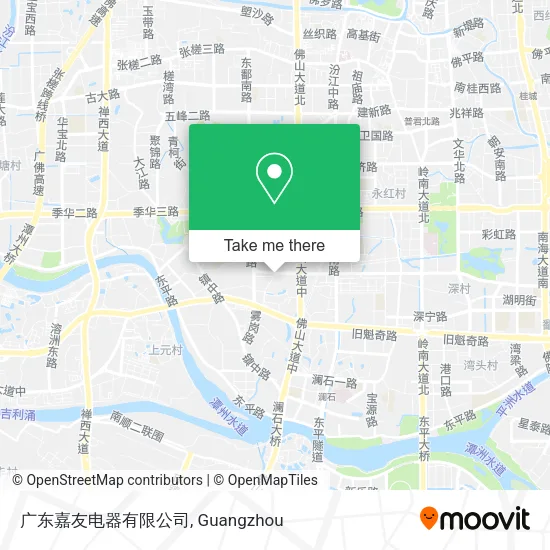广东嘉友电器有限公司 map