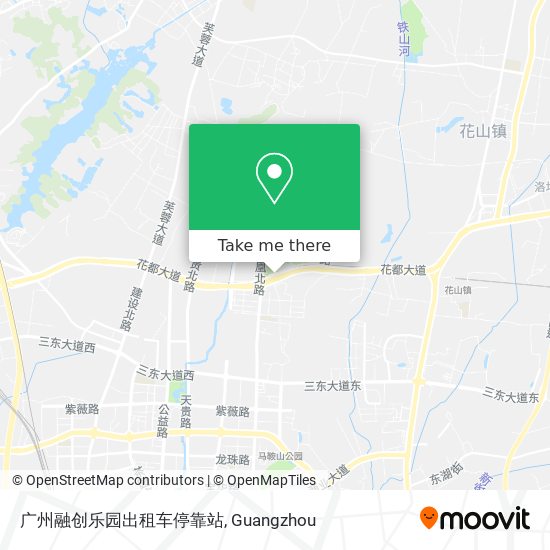 广州融创乐园出租车停靠站 map