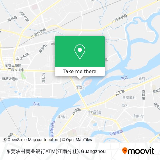 东莞农村商业银行ATM(江南分社) map