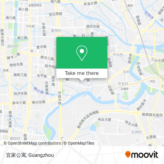 宜家公寓 map