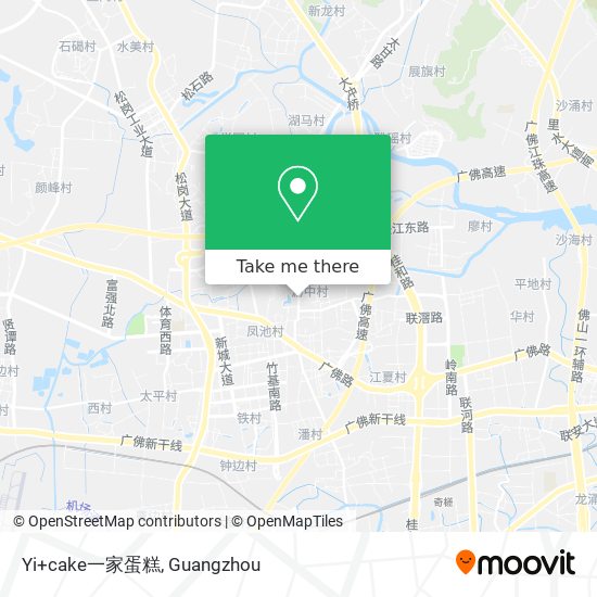 Yi+cake一家蛋糕 map