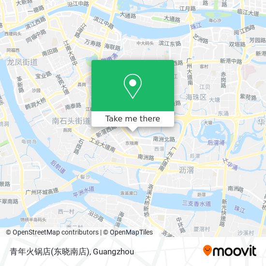 青年火锅店(东晓南店) map