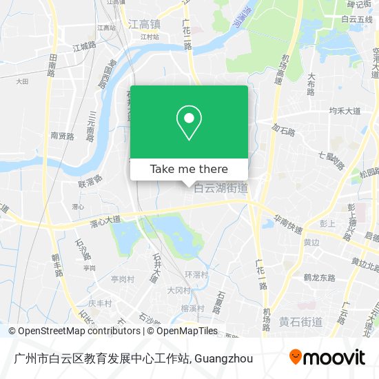 广州市白云区教育发展中心工作站 map
