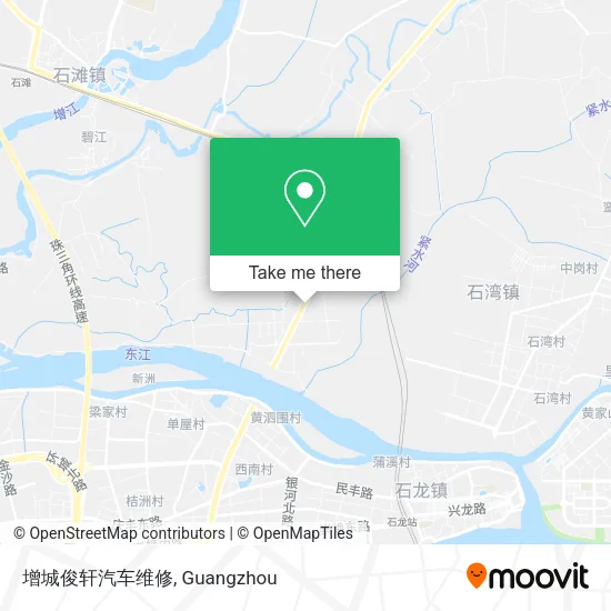 增城俊轩汽车维修 map