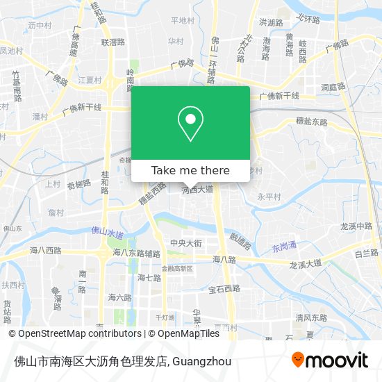 佛山市南海区大沥角色理发店 map