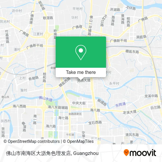 佛山市南海区大沥角色理发店 map