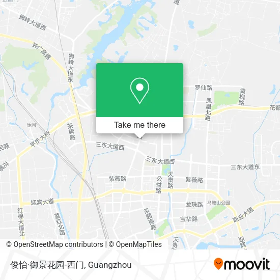 俊怡·御景花园-西门 map