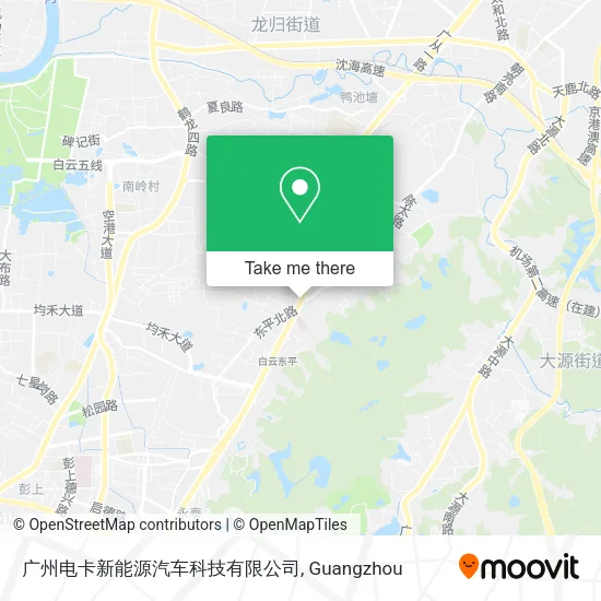 广州电卡新能源汽车科技有限公司 map