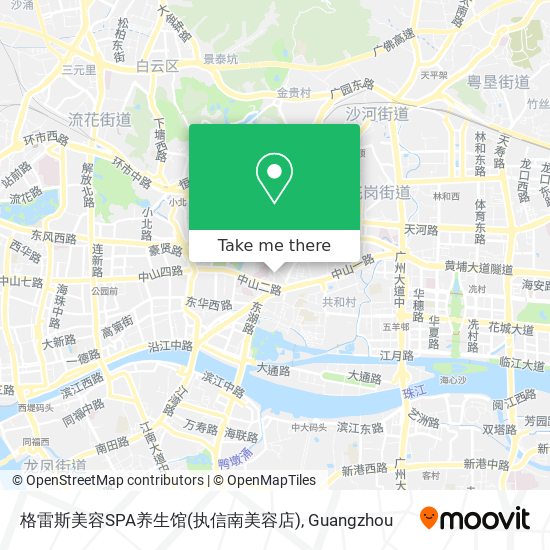 格雷斯美容SPA养生馆(执信南美容店) map