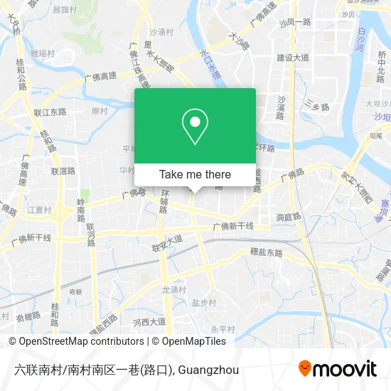 六联南村/南村南区一巷(路口) map