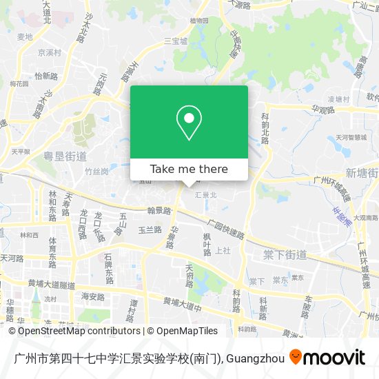 广州市第四十七中学汇景实验学校(南门) map