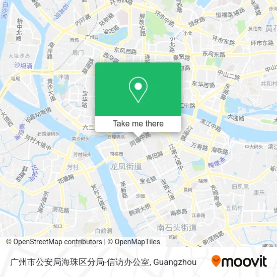 广州市公安局海珠区分局-信访办公室 map