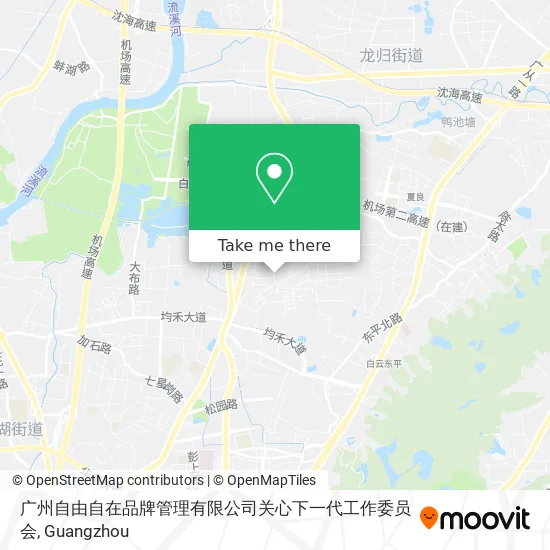 广州自由自在品牌管理有限公司关心下一代工作委员会 map