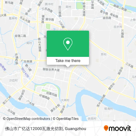 佛山市广亿达12000瓦激光切割 map