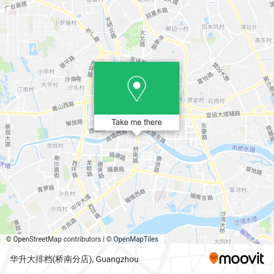 华升大排档(桥南分店) map